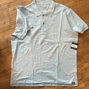 Eddie Bauer Light Blue Polo Shirt